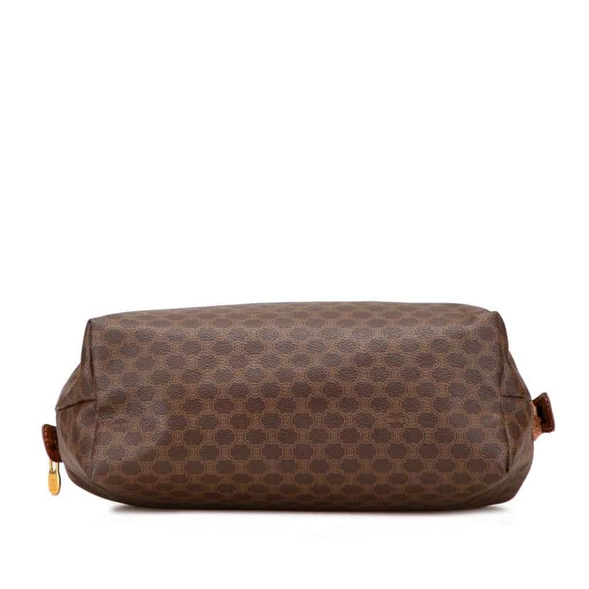 Celine Macadam Coated Canvas Clutch Brown Canvas Good condition - Inside View