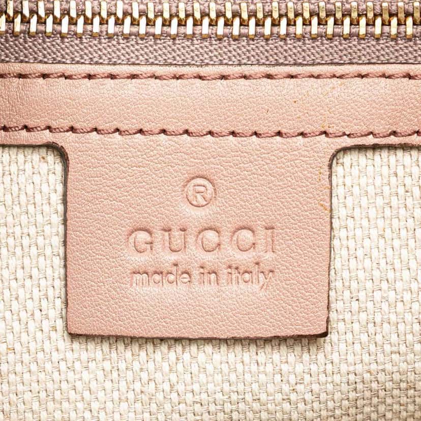 Gucci Small Patent Soho Satchel Pink Leather Good condition - Box View
