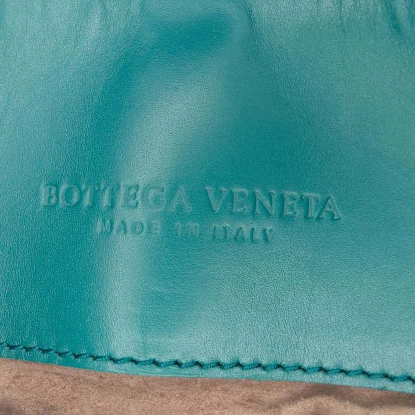 Bottega Veneta Medium Nappa Intrecciato Roma Tote Blue Leather Good condition - Box View