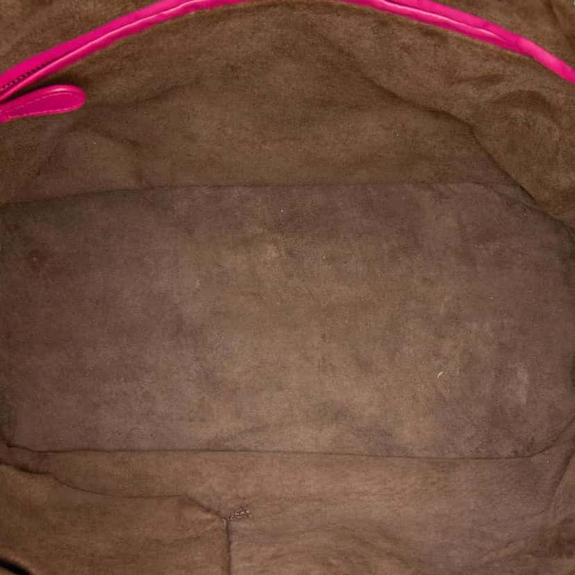 Bottega Veneta Nappa Intrecciato Boston Bag Pink Leather Good condition - Model View
