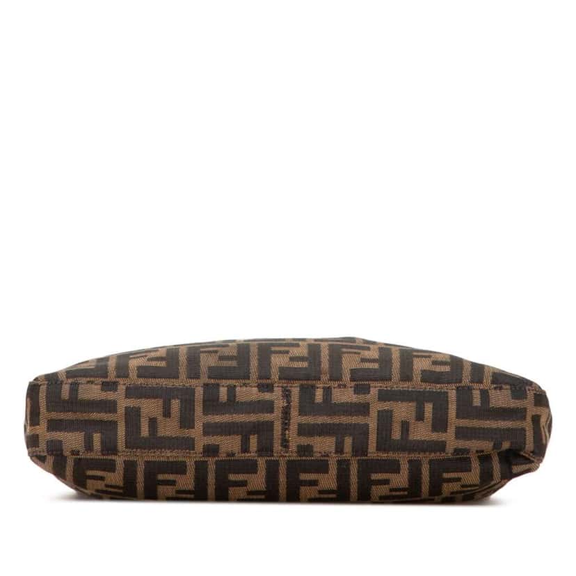 Fendi Zucca Canvas Shoulder Bag Brown Canvas Good condition - Inside View