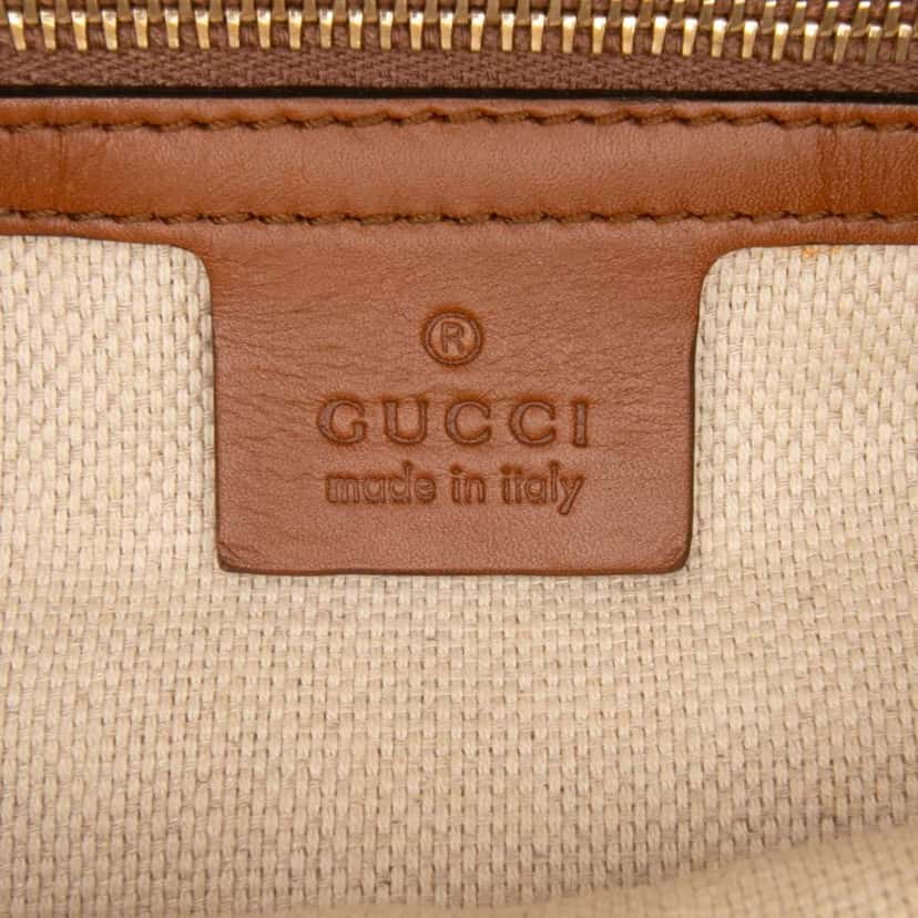 Gucci Medium GG Canvas Brick Lane Convertible Hobo Brown Canvas Good condition - Box View