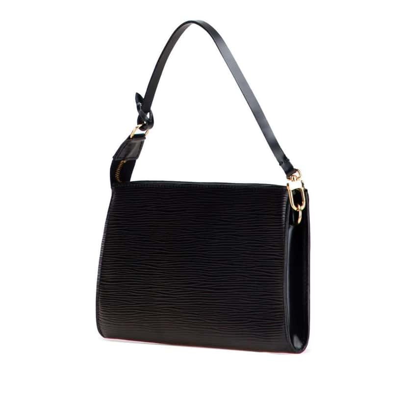Louis Vuitton Epi Pochette Accessoires Black Leather Good condition - Back View