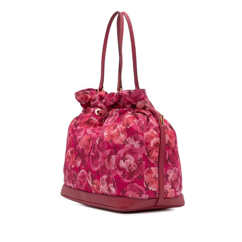 Louis Vuitton Limited Edition Monogram Nylon Ikat Noefull MM Pink Good condition - Back View