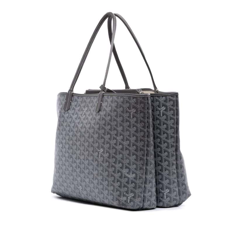 Goyard Goyardine Isabelle PM Grey Canvas Good condition - Back View