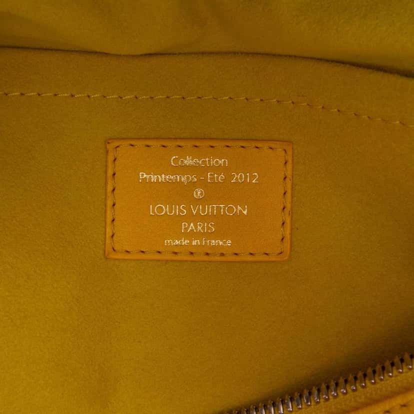 Louis Vuitton Monogram Denim Pochette Round Brown Denim Good condition - Box View