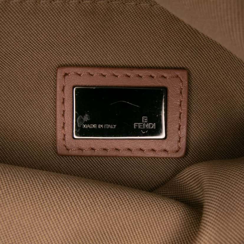 Fendi Zucchino Canvas Crossbody Brown Canvas Good condition - Box View