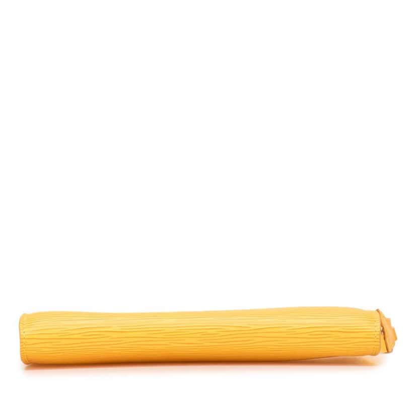 Louis Vuitton Epi Pochette Accessoires Yellow Leather Good condition - Inside View