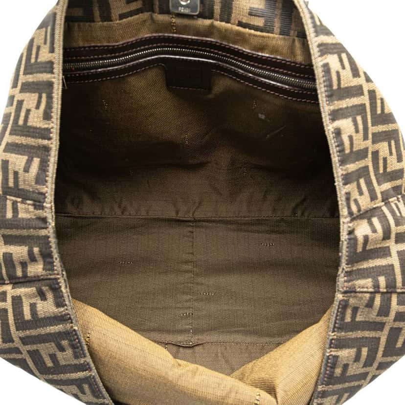 Fendi Large Zucca Canvas Twins Tote Brown Canvas Good condition - Model View