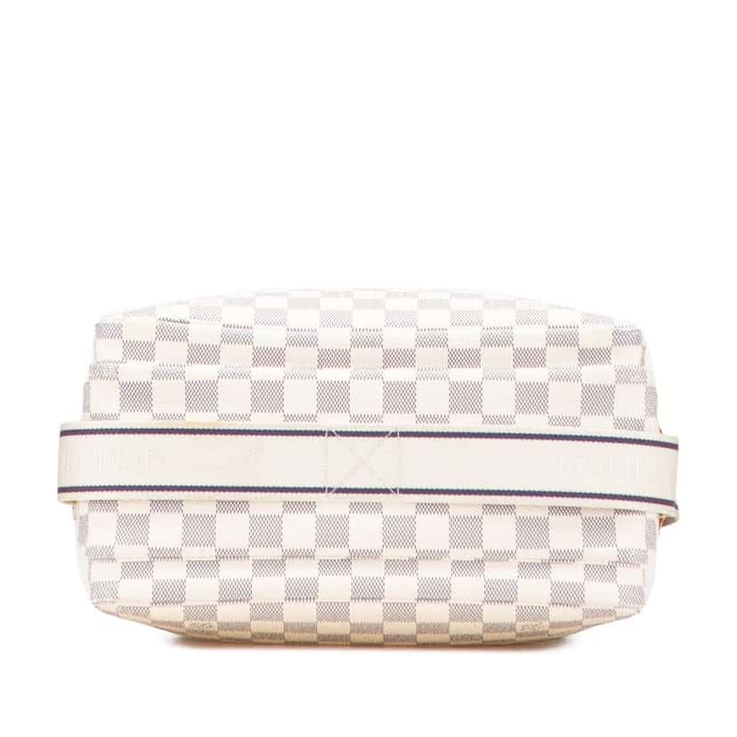 Louis Vuitton Damier Azur Naviglio White Canvas Good condition - Inside View
