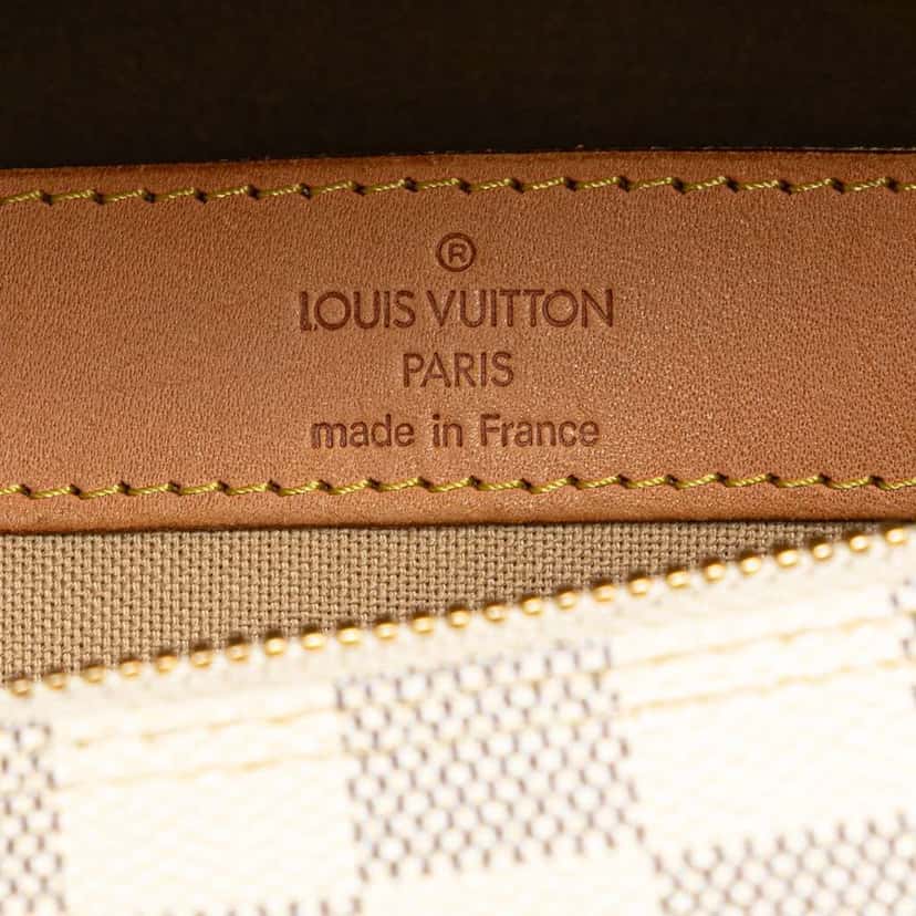 Louis Vuitton Damier Azur Naviglio White Canvas Good condition - Box View