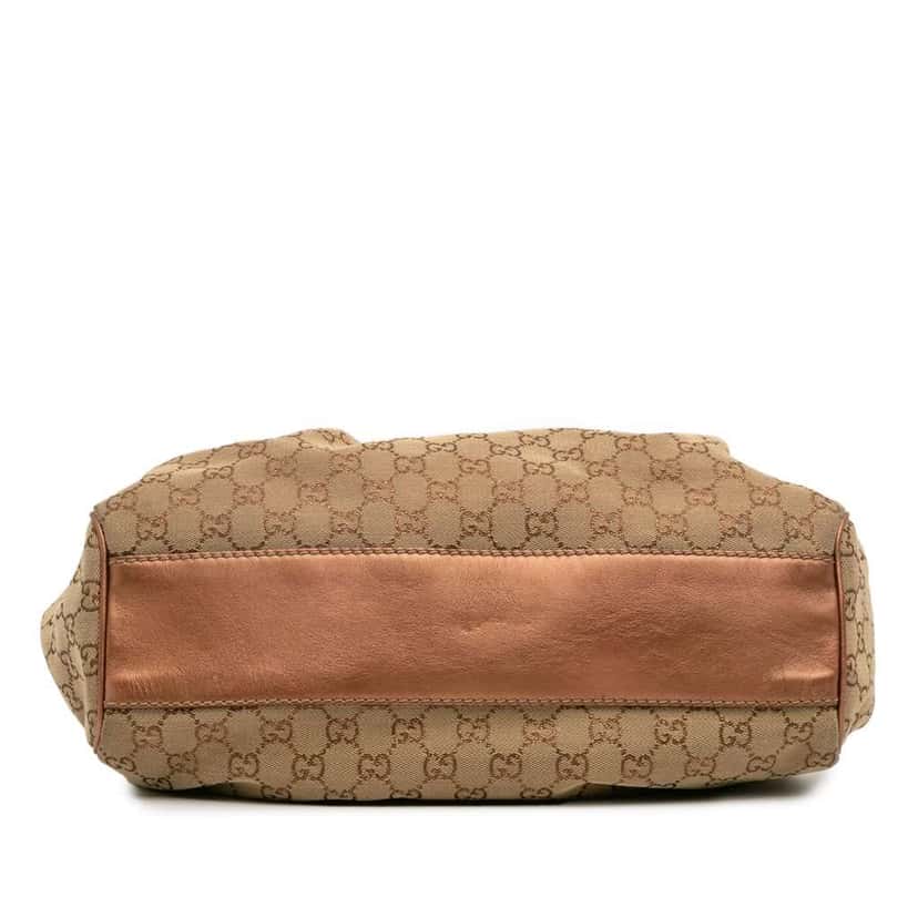 Gucci Medium GG Canvas Sukey Tote Brown Canvas Good condition - Inside View