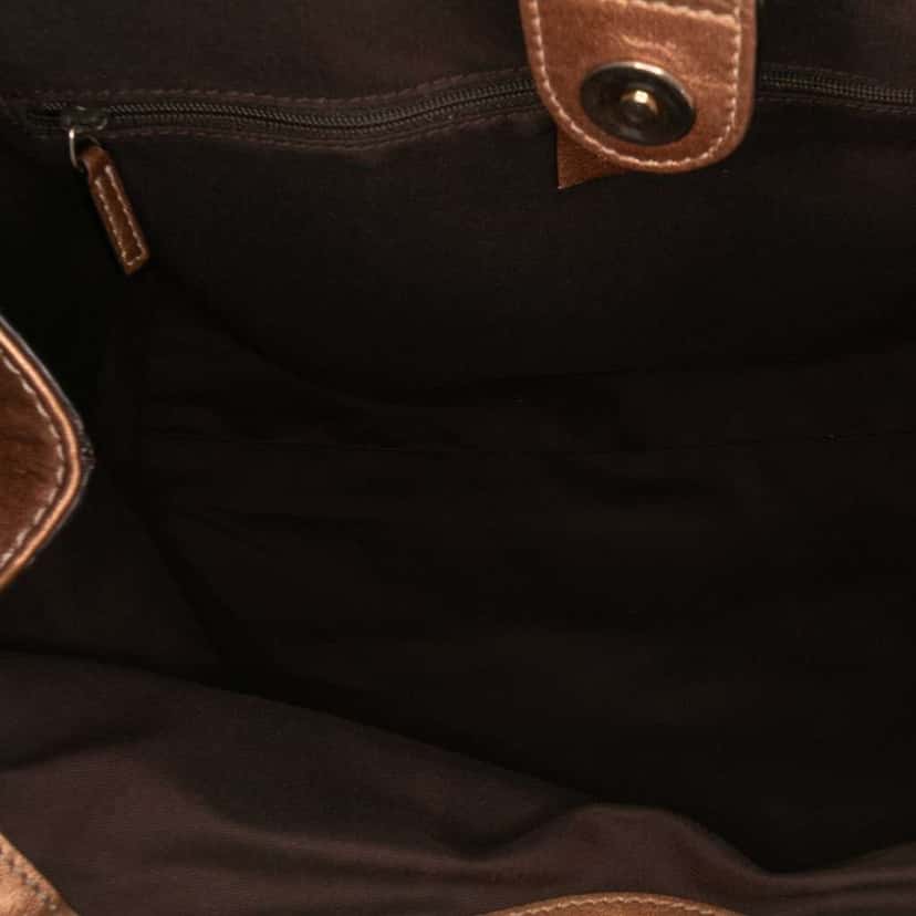 Gucci Medium GG Canvas Sukey Tote Brown Canvas Good condition - Model View