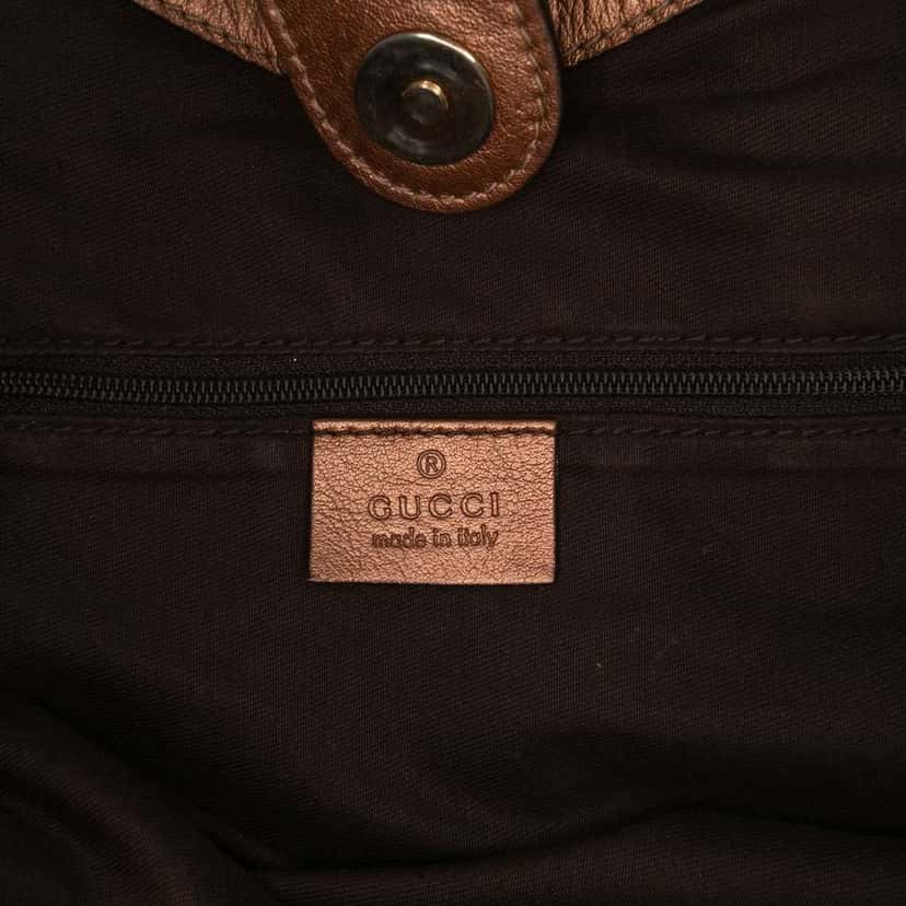 Gucci Medium GG Canvas Sukey Tote Brown Canvas Good condition - Box View