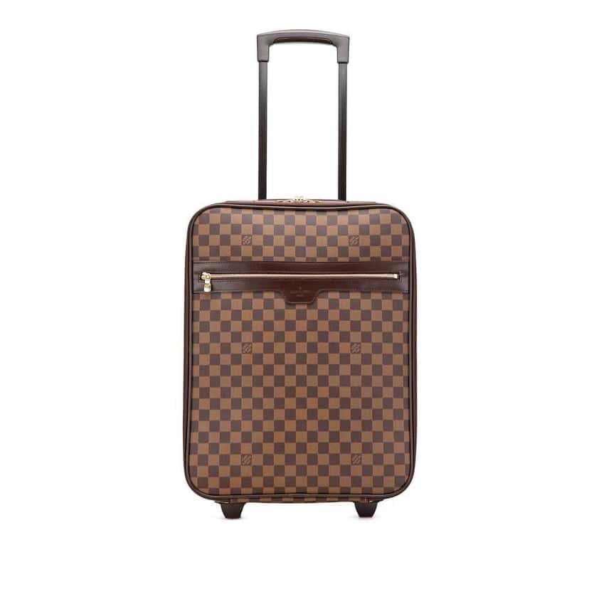Louis Vuitton Damier Ebene Pegase 45 Brown Canvas Good condition - Front View