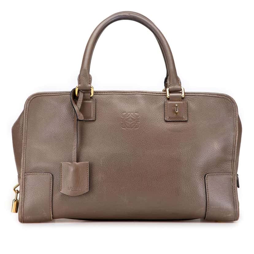 Loewe Leather Amazona 36 Brown Leather Good condition - Front View