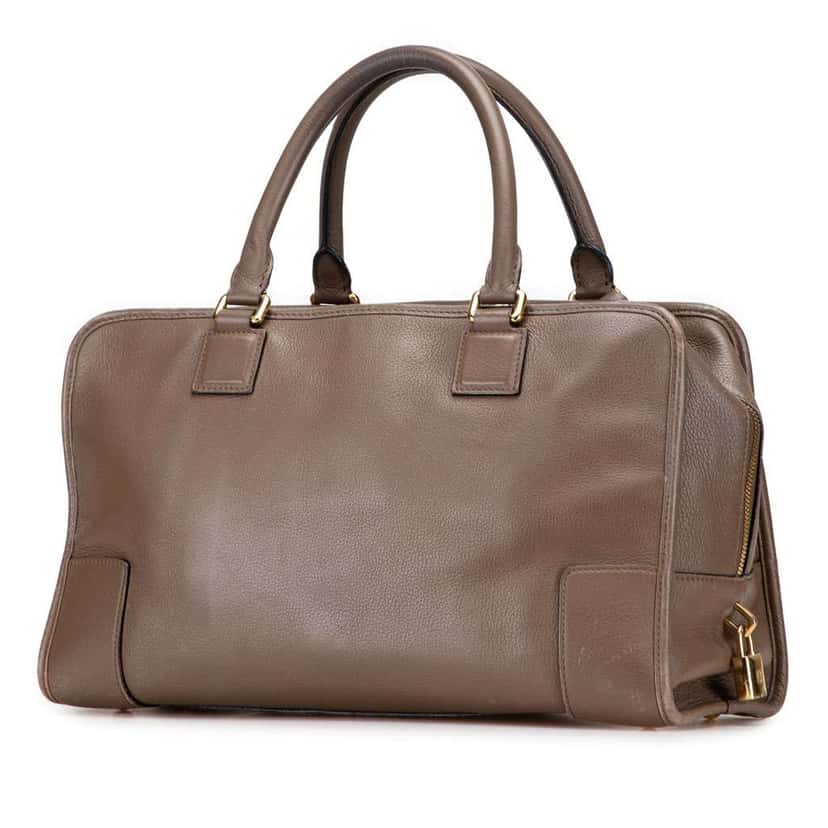 Loewe Leather Amazona 36 Brown Leather Good condition - Back View