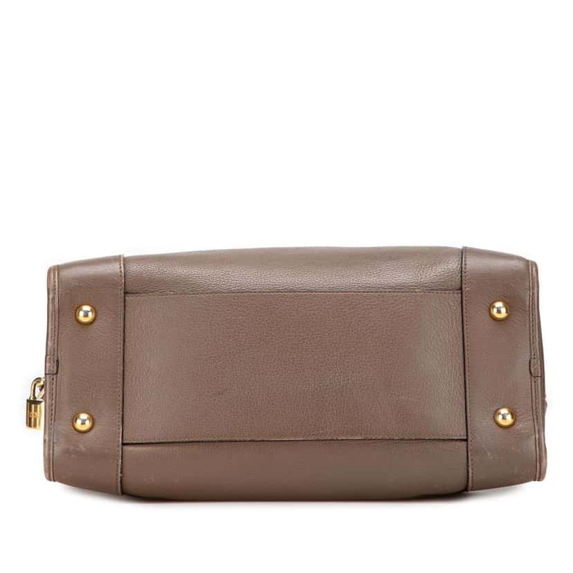 Loewe Leather Amazona 36 Brown Leather Good condition - Inside View