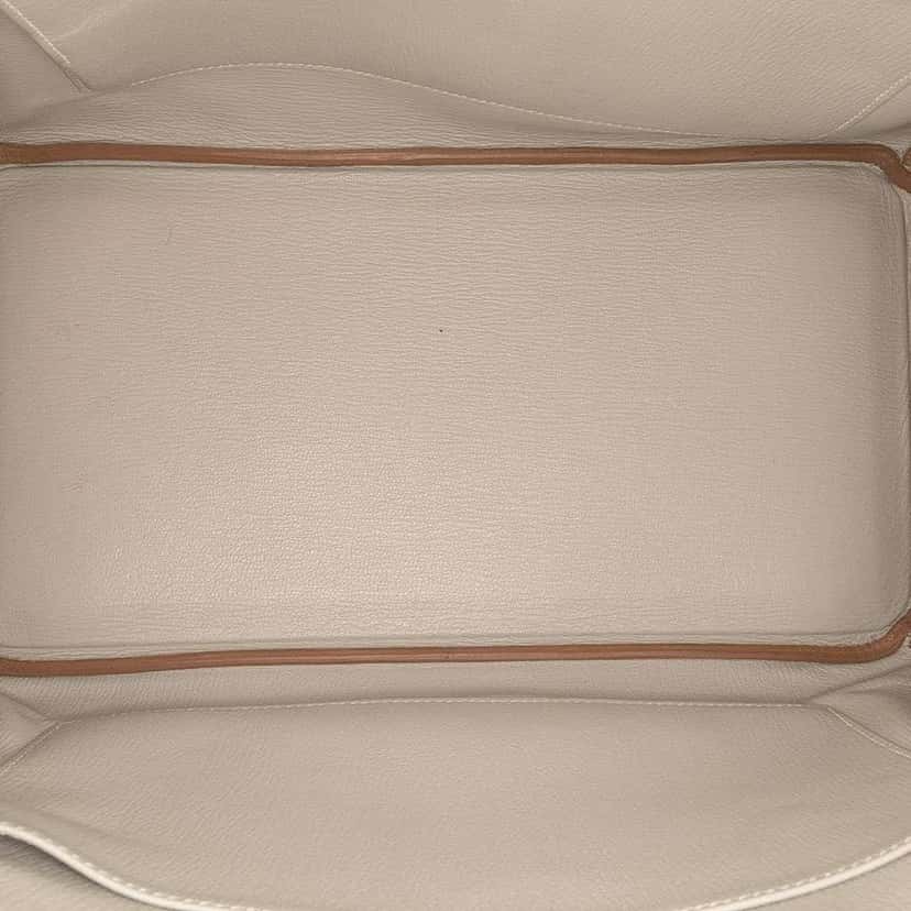 Hermès Epsom Birkin Retourne 35 Yellow Leather Good condition - Model View