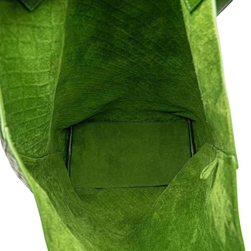 Bottega Veneta Nappa Intrecciato Tote Green Leather Very good condition - Model View
