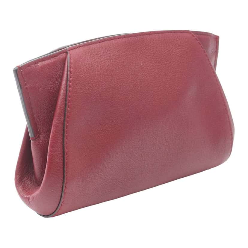 Cartier Leather C De Cartier Clutch Red Leather Good condition - Back View
