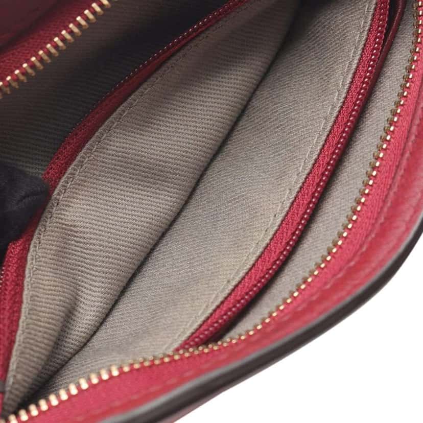 Cartier Leather C De Cartier Clutch Red Leather Good condition - Model View