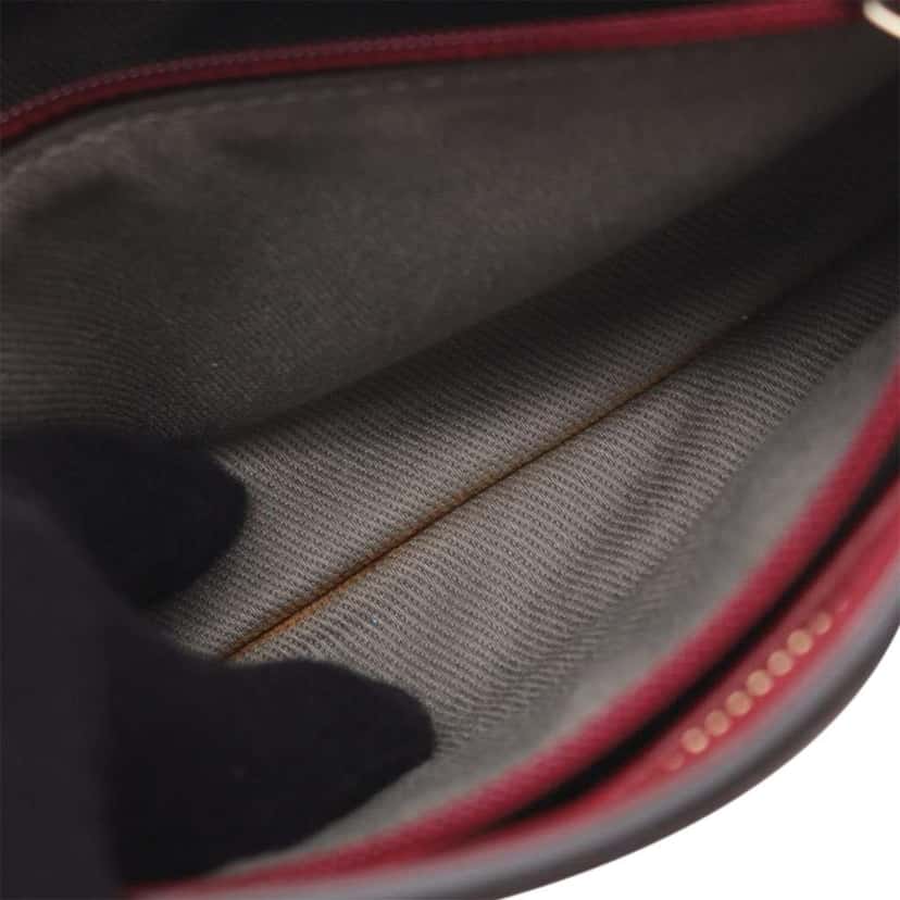 Cartier Leather C De Cartier Clutch Red Leather Good condition - Box View