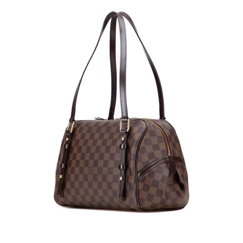 Louis Vuitton Damier Ebene Rivington GM Brown Canvas Good condition - Back View