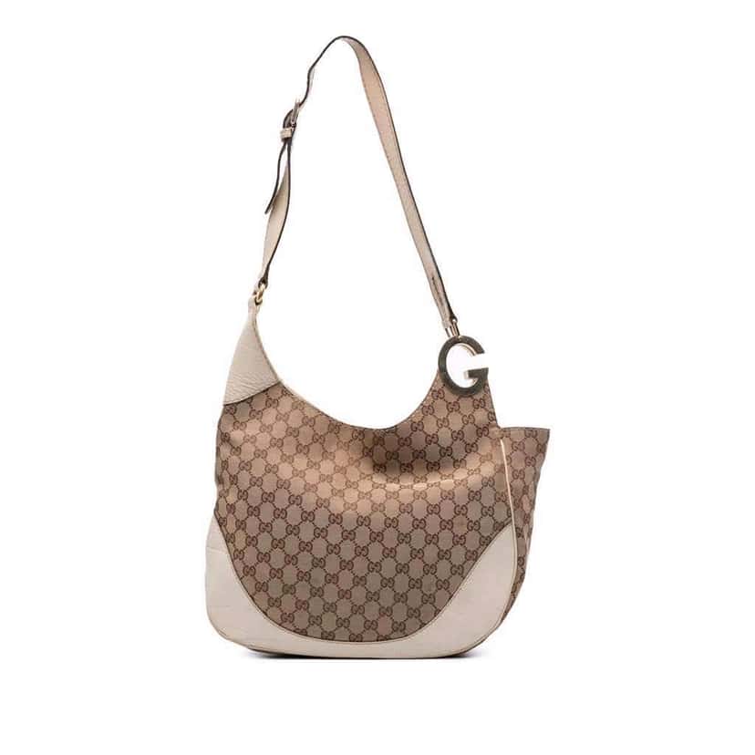 Gucci GG Canvas Charlotte Crossbody Brown Canvas Good condition - Front View