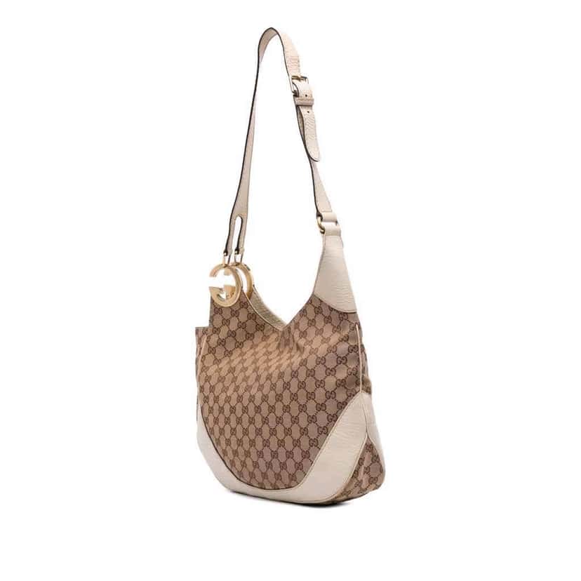 Gucci GG Canvas Charlotte Crossbody Brown Canvas Good condition - Back View