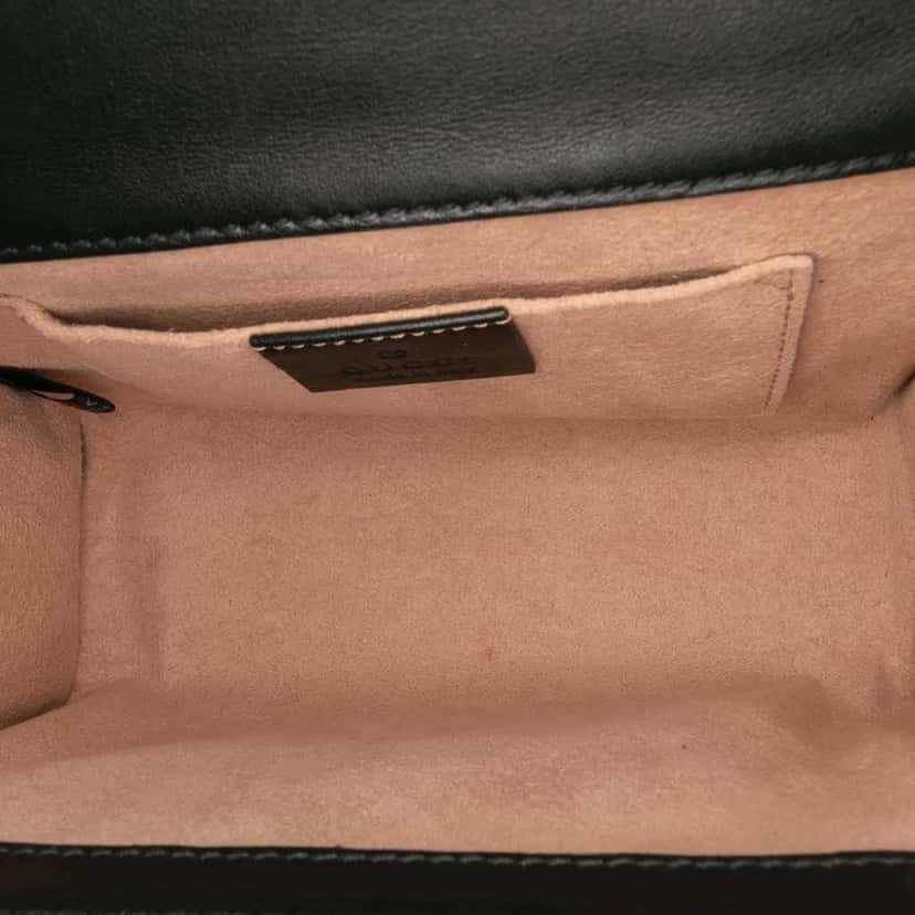Gucci Small GG Supreme Osiride Padlock Crossbody Brown Canvas Good condition - Model View