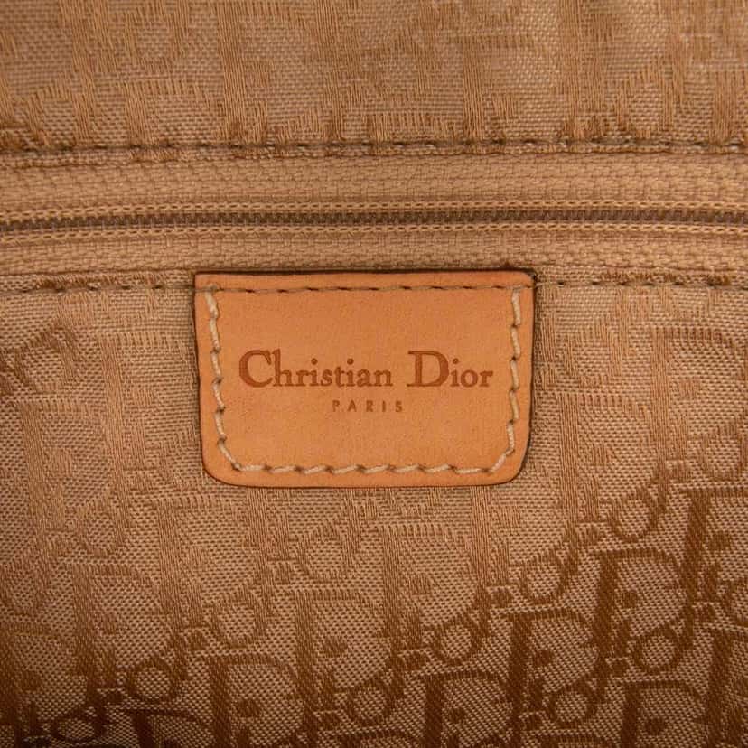 Dior Canvas and Leather Street Chic Columbus Shoulder Bag Grey Canvas Good condition - Box View