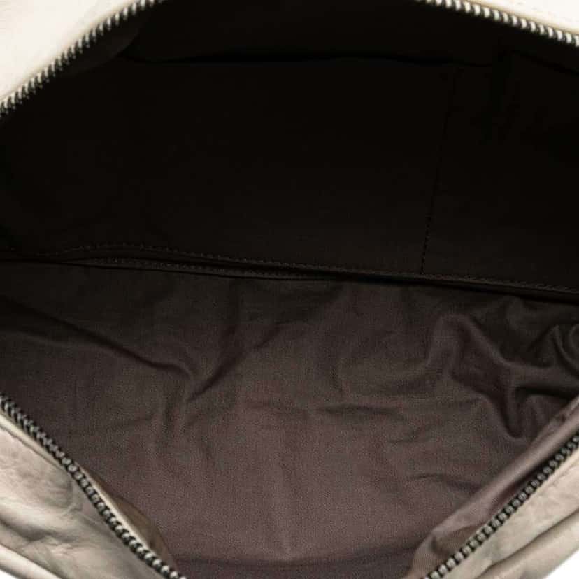 Bottega Veneta Leather Intrecciato Belt Bag White Leather Good condition - Model View