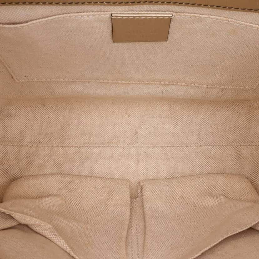 Gucci Medium Guccissima Emily Shoulder Bag Gold Leather Good condition - Model View