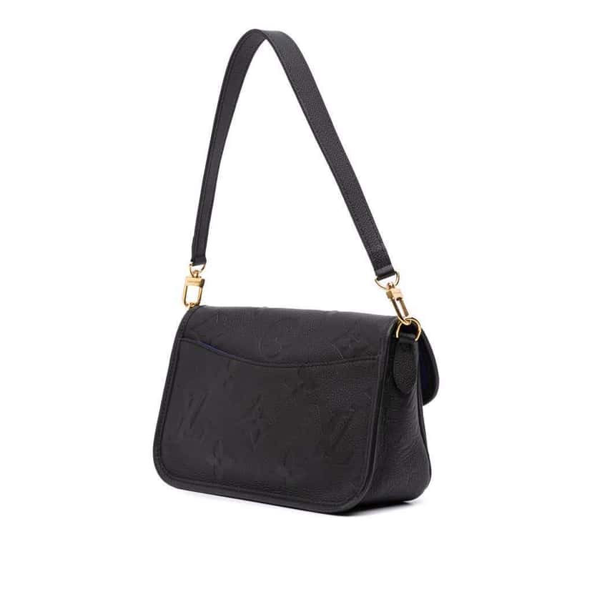 Louis Vuitton Monogram Empreinte Diane Black Leather Good condition - Back View