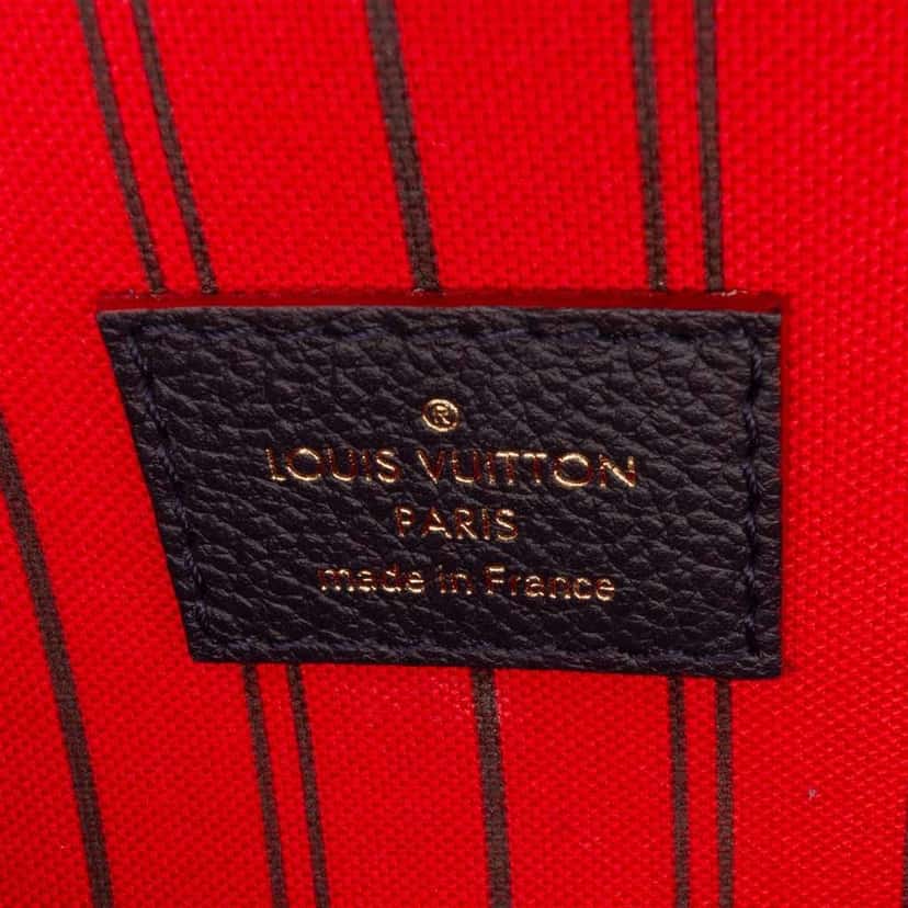 Louis Vuitton Monogram Empreinte Pochette Metis Blue Leather Good condition - Box View