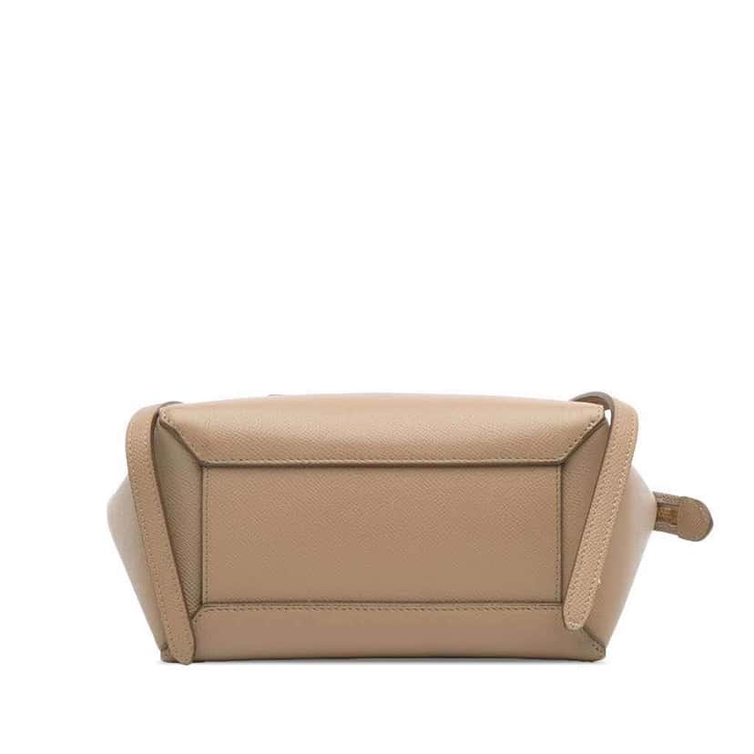 Celine Nano Grained Calfskin Belt Bag Brown Leather Good condition - Inside View