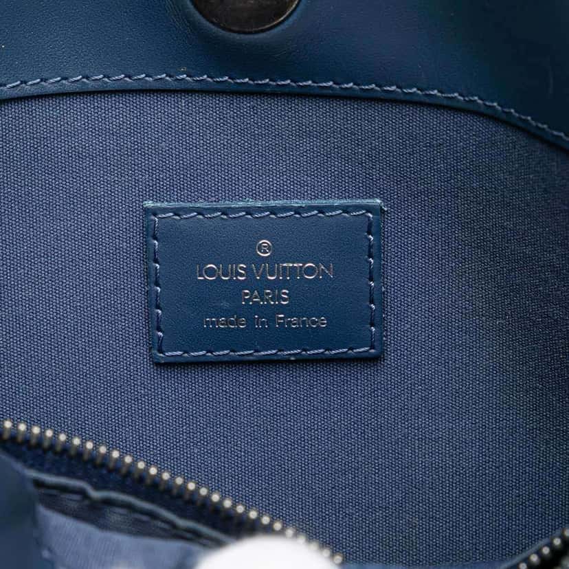 Louis Vuitton Epi Mandara MM Blue Leather Good condition - Box View