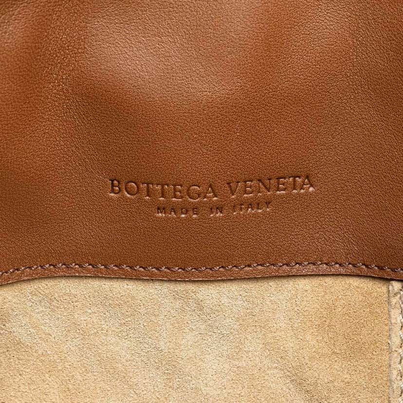 Bottega Veneta Nappa Intrecciato Shoulder Bag Brown Leather Good condition - Box View