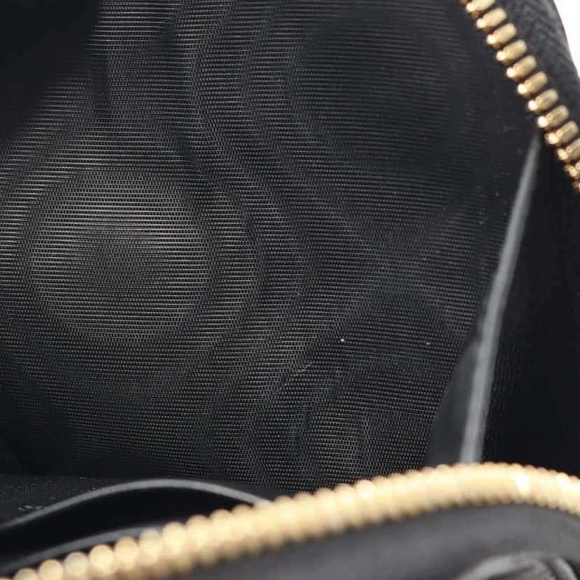 Dior Lambskin Cannage Lady Dior Call In Phone Holder Black Leather Good condition - Box View