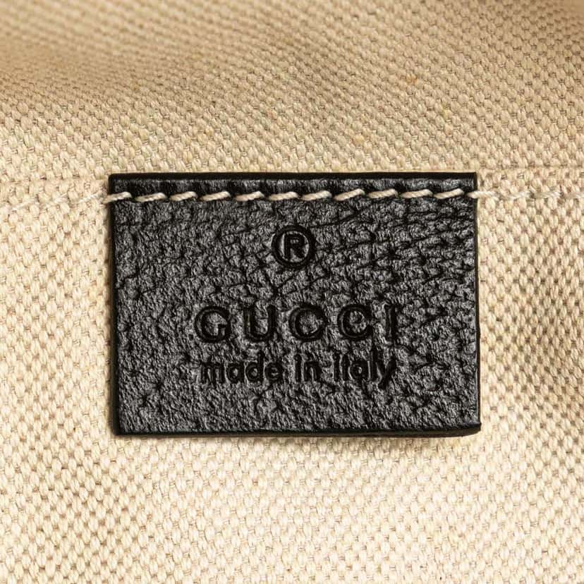 Gucci GG Velvet Double Buckle Backpack Blue Velvet Good condition - Box View