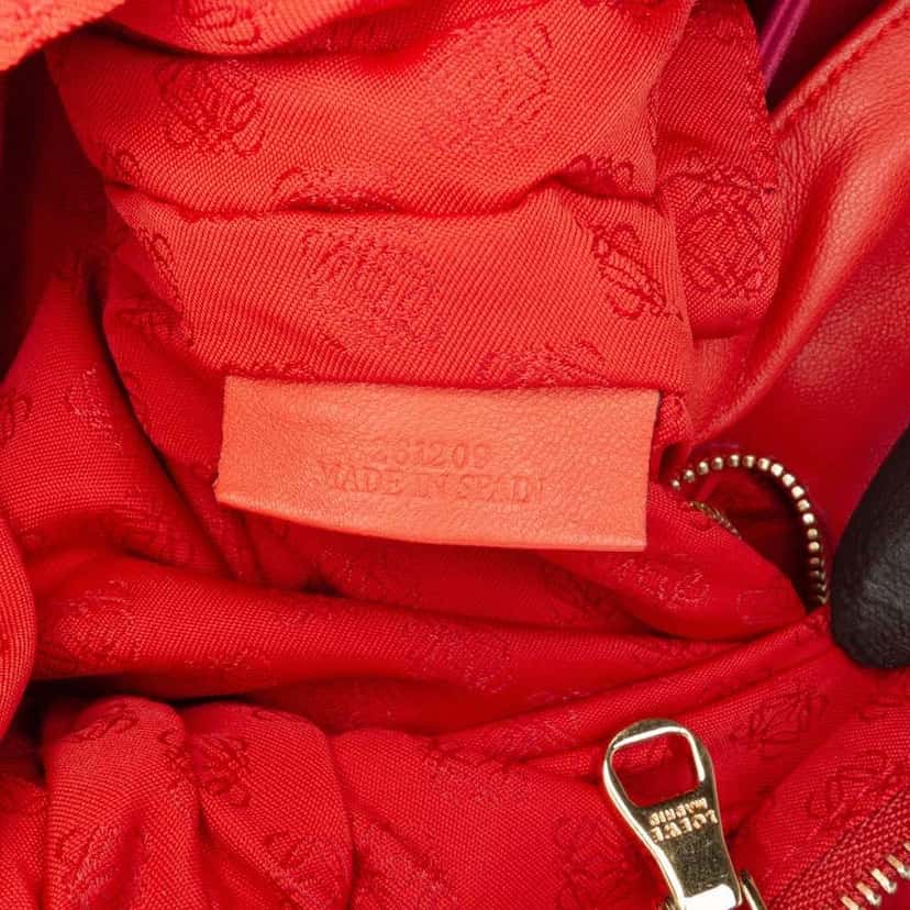 Loewe Nappa Flamenco Tassel 30 Orange Leather Good condition - Box View
