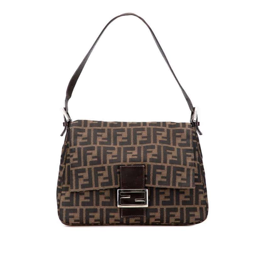 Fendi Zucca Canvas Mamma Forever Brown Canvas Good condition - Front View