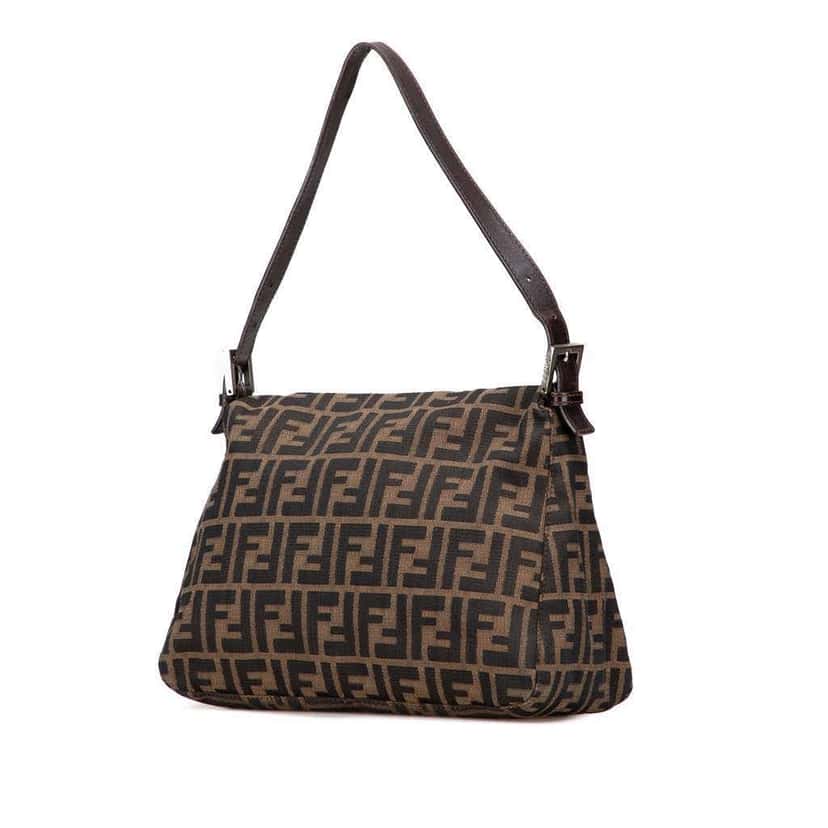 Fendi Zucca Canvas Mamma Forever Brown Canvas Good condition - Back View