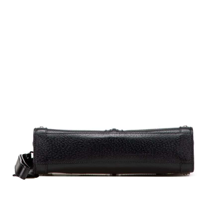Gucci Studded Leather Clutch Black Leather Good condition - Inside View