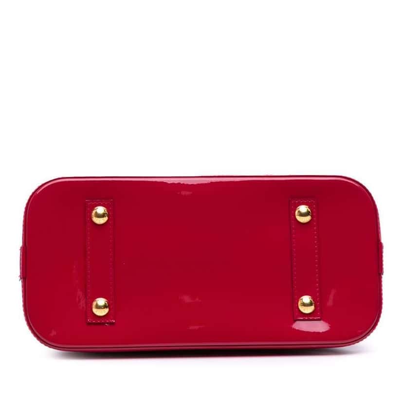 Louis Vuitton Monogram Vernis Alma PM Red Leather Good condition - Inside View