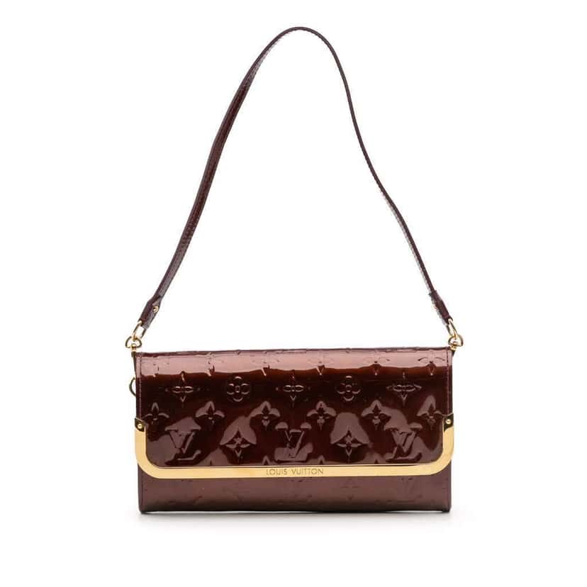 Louis Vuitton Monogram Vernis Rossmore MM Red Leather Good condition - Front View
