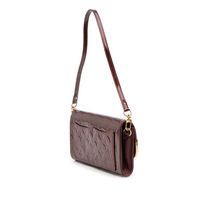 Louis Vuitton Monogram Vernis Rossmore MM Red Leather Good condition - Back View