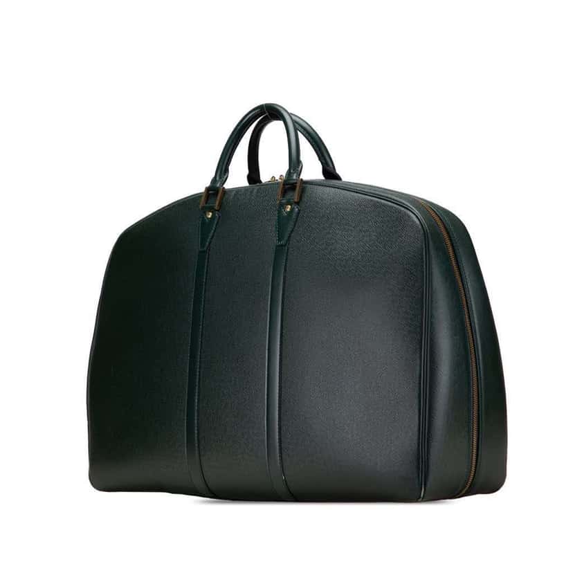 Louis Vuitton Taiga Helanga 1 Poche Green Leather Good condition - Back View