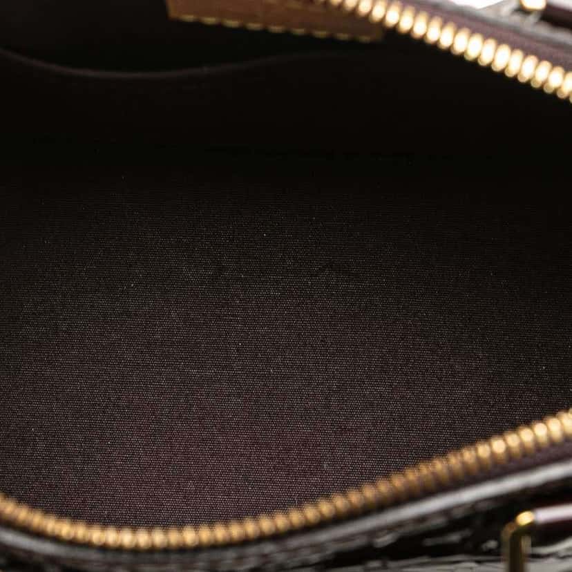 Louis Vuitton Monogram Vernis Alma BB Purple Leather Good condition - Model View